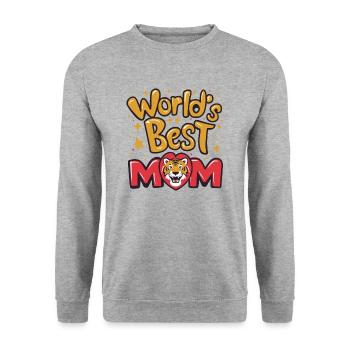 Best Mom Forever - Cadeau de fête des mères - Sweat-shirt Unisexe - gris chiné - Devant - Alina (178cm) & Michal (187cm)