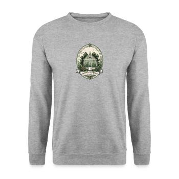 Serre Home Sweet Home - Sweat-shirt Unisexe - gris chiné - Devant - Alina (178cm) & Michal (187cm)
