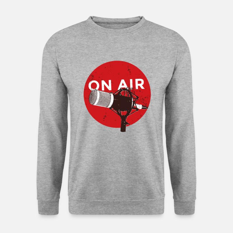 On Air - Unisex Pullover - Weißgrau meliert