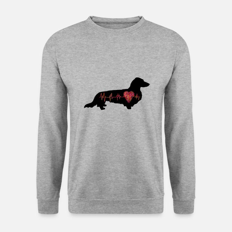 100% de la température de la longueur du pilo (0132) - Sweat-shirt Unisexe - gris chiné