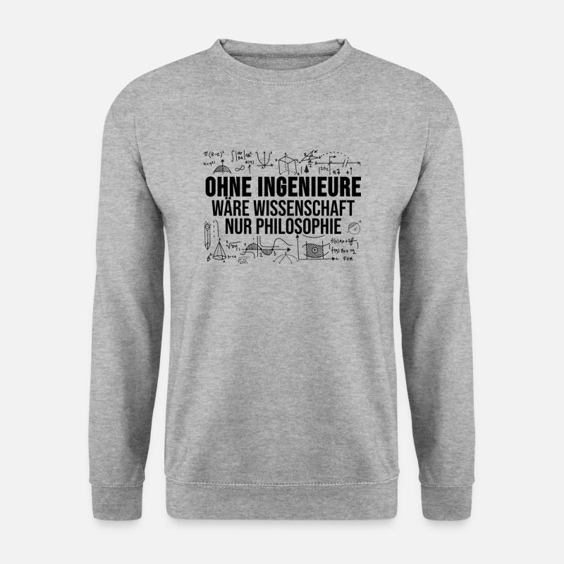 Engineer TShirt technician engineering gift - Unisex Sweatshirt - salt & pepper