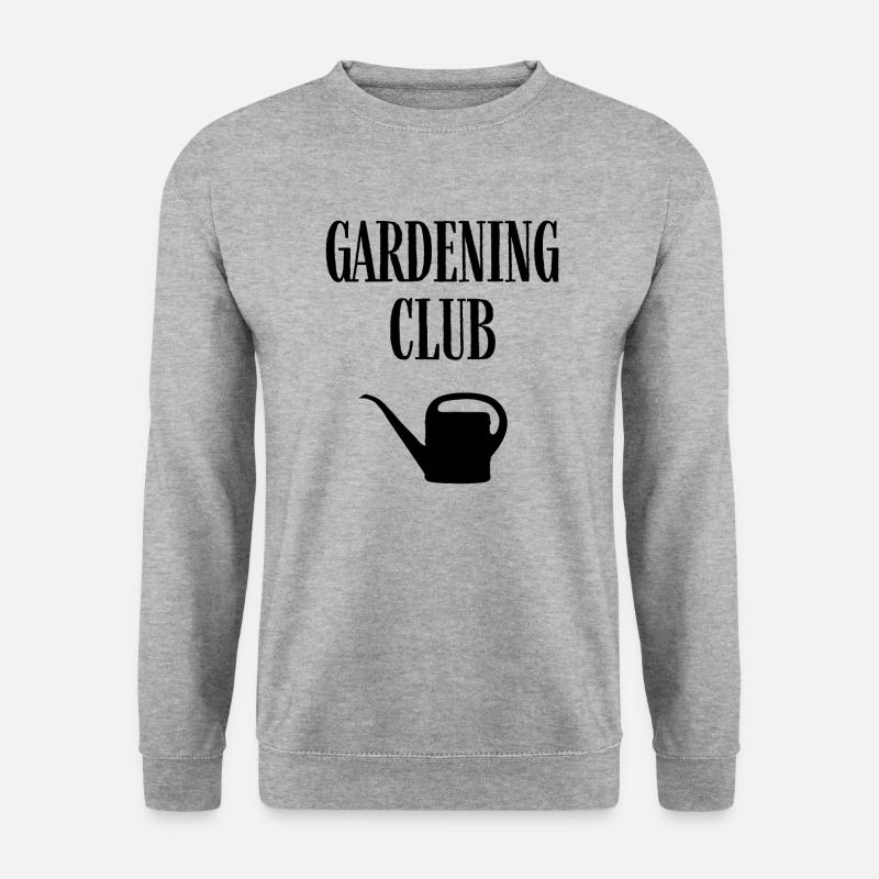 Gartenbau-Club - Unisex Pullover - Weißgrau meliert