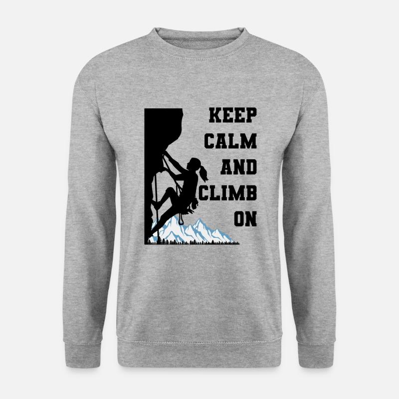 Climb - Unisex Sweatshirt - salt & pepper