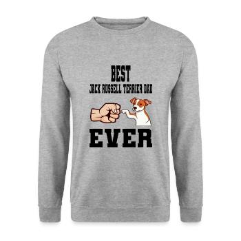 Jack Russell Terrier - Unisex Sweatshirt - salt & pepper - Front - Alina (178cm) & Michal (187cm)