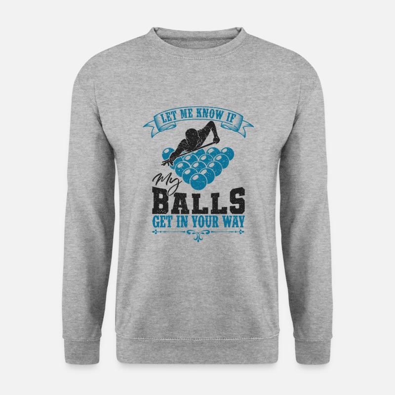 billiards - Unisex Sweatshirt - salt & pepper