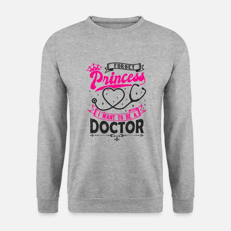 Medizinstudentin - Unisex Pullover - Weißgrau meliert