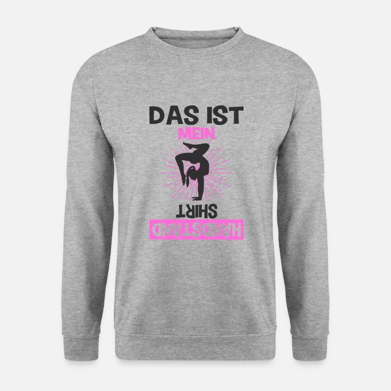 Handstand - Unisex Pullover - Weißgrau meliert