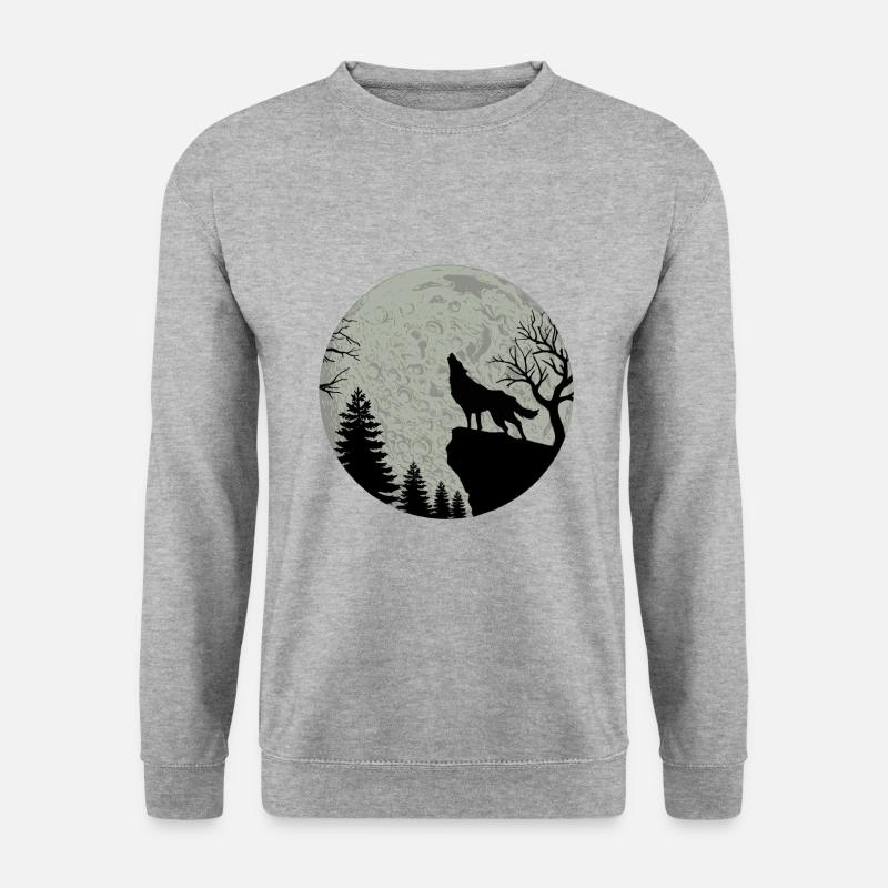 wolf - Unisex Sweatshirt - salt & pepper