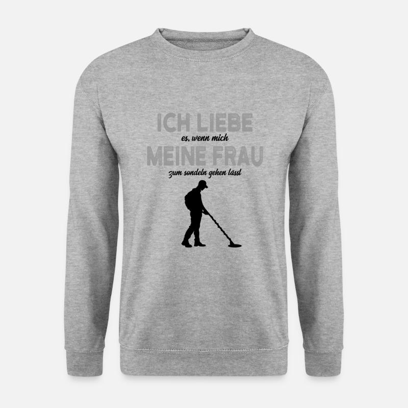 Sondler - Unisex Pullover - Weißgrau meliert