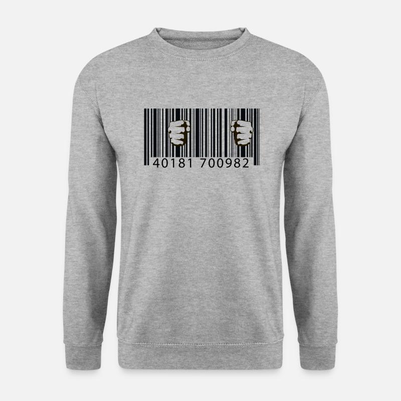 Prison Barcode - Unisex Sweatshirt - salt & pepper