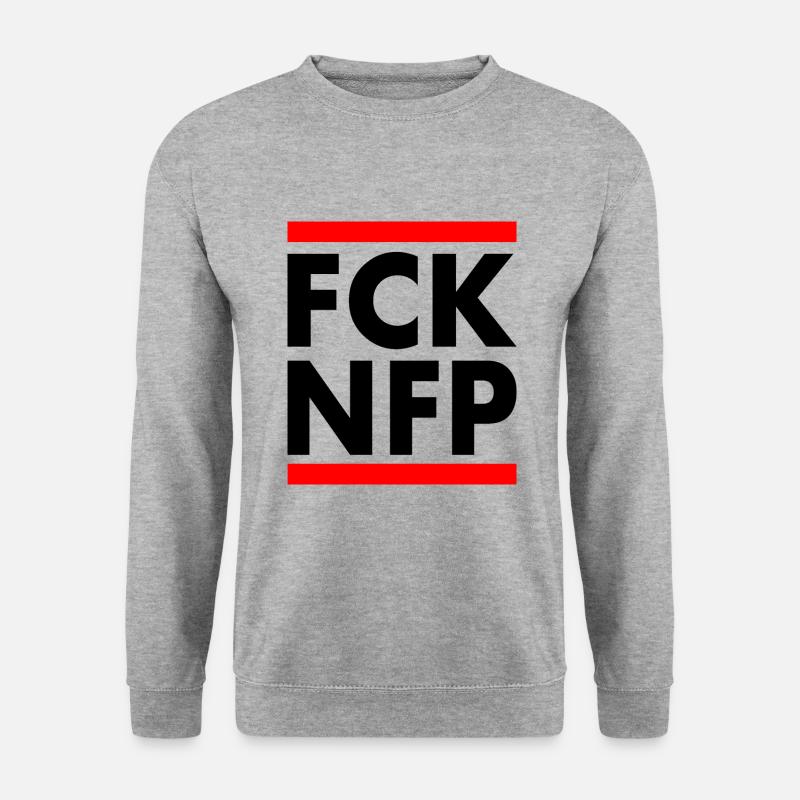 Fck nfp - Unisex Sweatshirt - salt & pepper