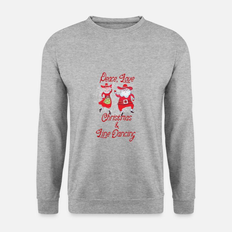 Christmas Linedance Gift T-Shirt - Unisex Sweatshirt - salt & pepper