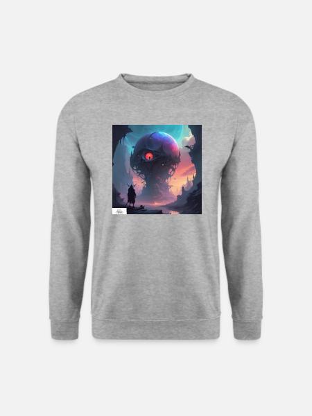 Fork life cartoon - Unisex Sweatshirt - salt & pepper