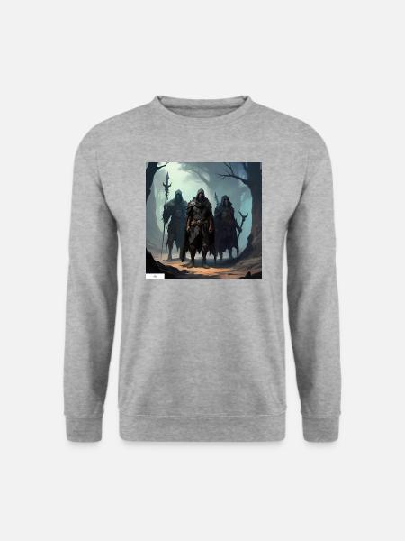 Friends of ancient fantasy - Unisex Sweatshirt - salt & pepper