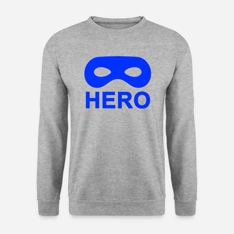 Blue Hero Mask. - Unisex Sweatshirt - salt & pepper