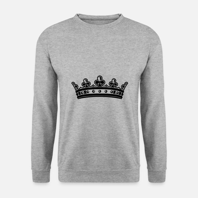Crown Symbol - Unisex Sweatshirt - salt & pepper