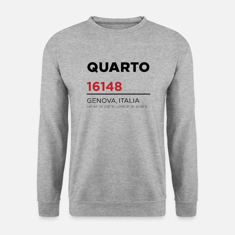 Vierter - Unisex Pullover - Weißgrau meliert