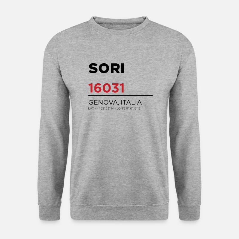 Sori - Unisex Pullover - Weißgrau meliert