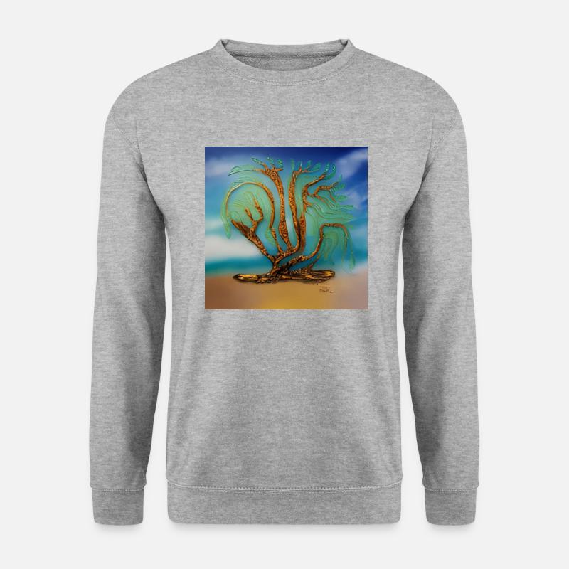 old tree during summer - Unisex Sweatshirt - salt & pepper