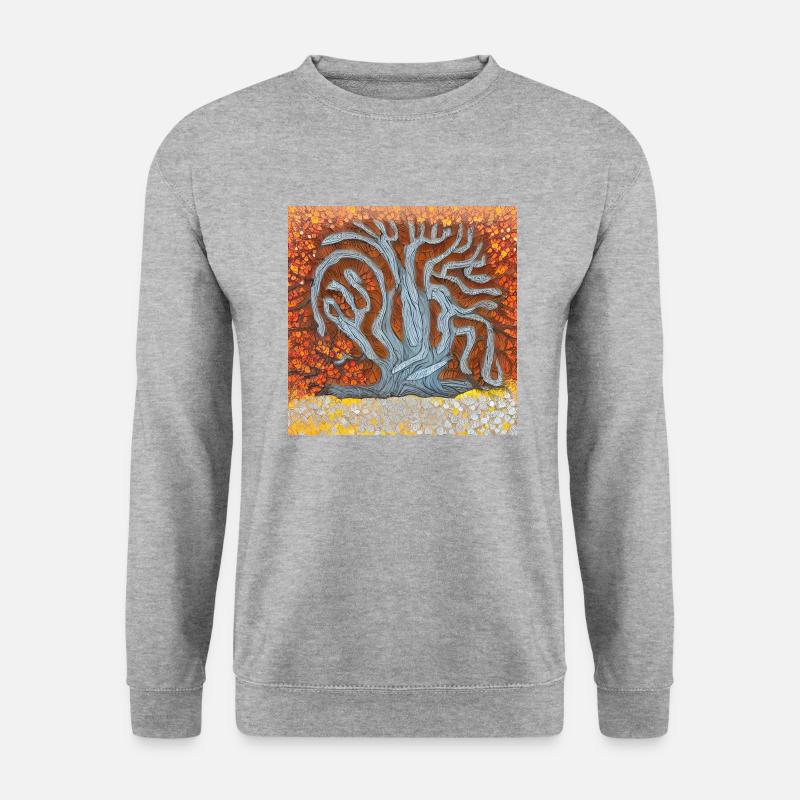 old tree during spring - Unisex Sweatshirt - salt & pepper
