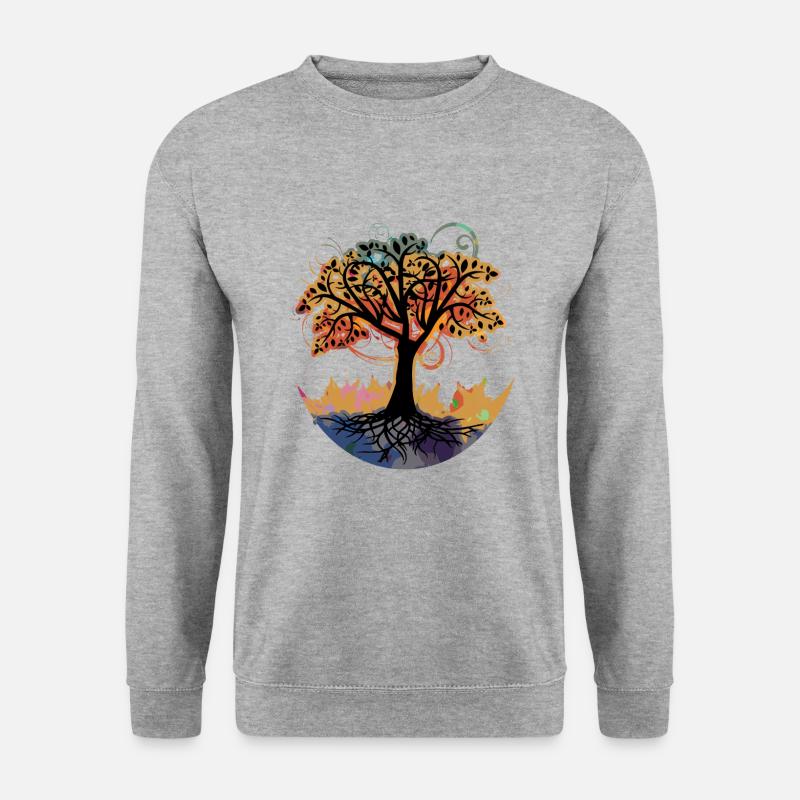 Magic tree - Unisex Sweatshirt - salt & pepper