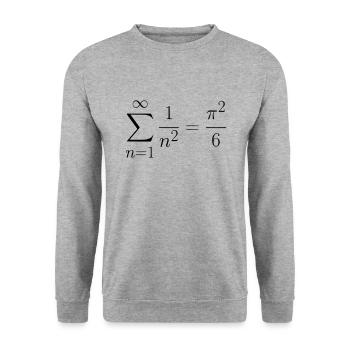 The Basel Problem Gift Idea - Unisex Sweatshirt - salt & pepper - Front - Alina (178cm) & Michal (187cm)