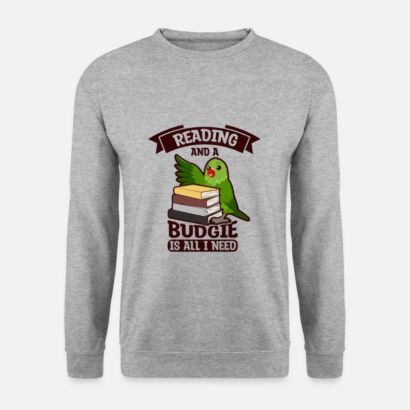 Parrot Parakeet - Unisex Sweatshirt - salt & pepper