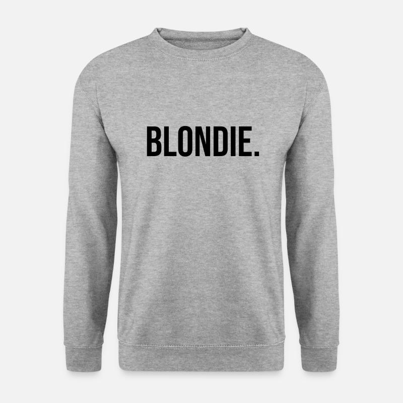 Blondie - blonde - noire - Sweat-shirt Unisexe - gris chiné