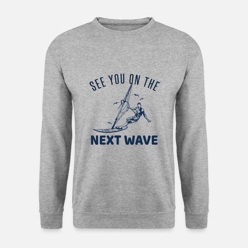Windsurf Surf Windsurf - Unisex Sweatshirt - salt & pepper