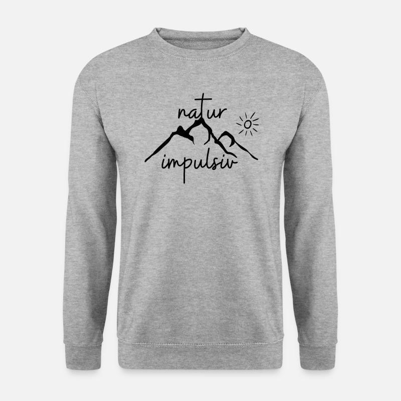 naturimpulsiv - Unisex Pullover - Weißgrau meliert