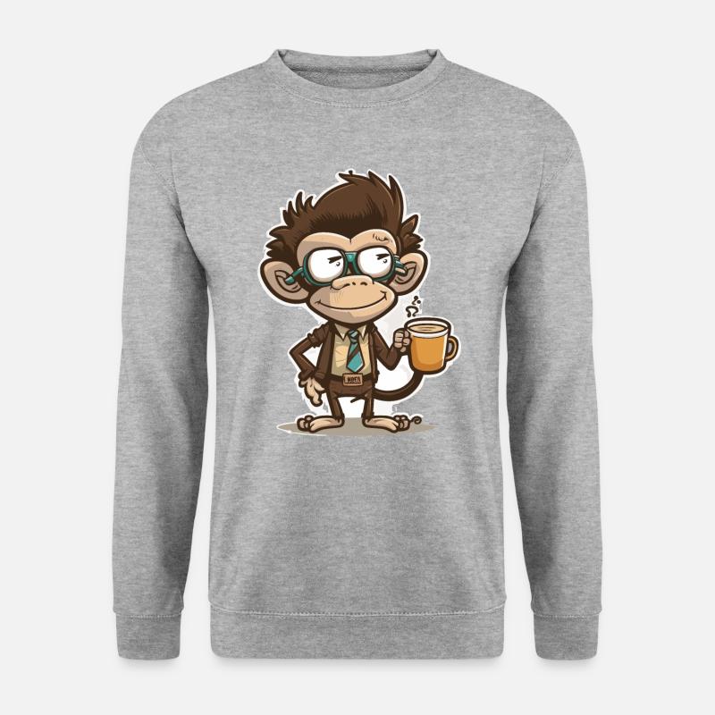 Blödsinn - Unisex Pullover - Weißgrau meliert