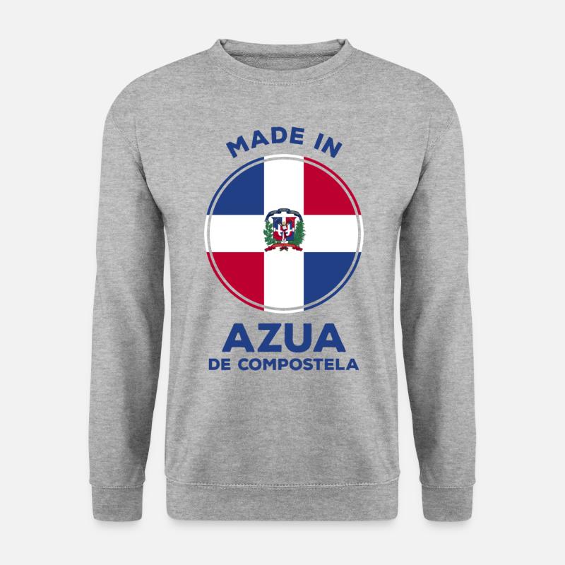 Azua De Compostela - Unisex Pullover - Weißgrau meliert