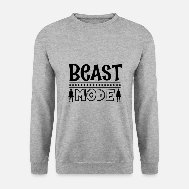 Beast Mode - Unisex Sweatshirt - salt & pepper