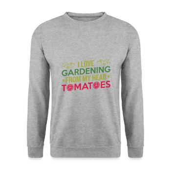 Gardening Gardening Gardening Gardening Gifts - Unisex Sweatshirt - salt & pepper - Front - Alina (178cm) & Michal (187cm)