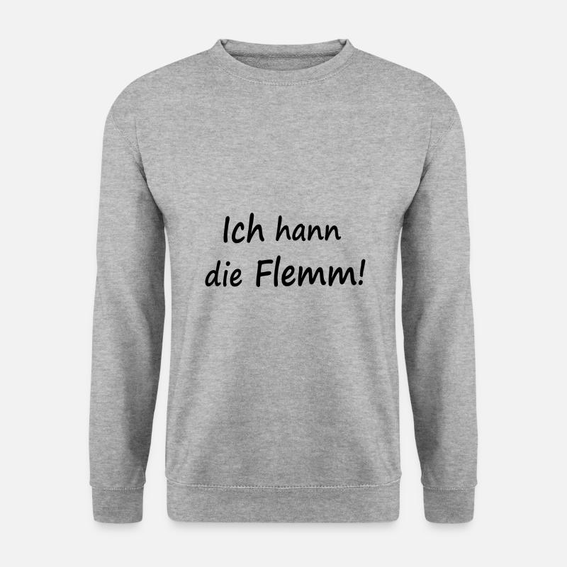 Saarländer Saarländisch Saar Saarland Geschenk - Unisex Pullover - Weißgrau meliert