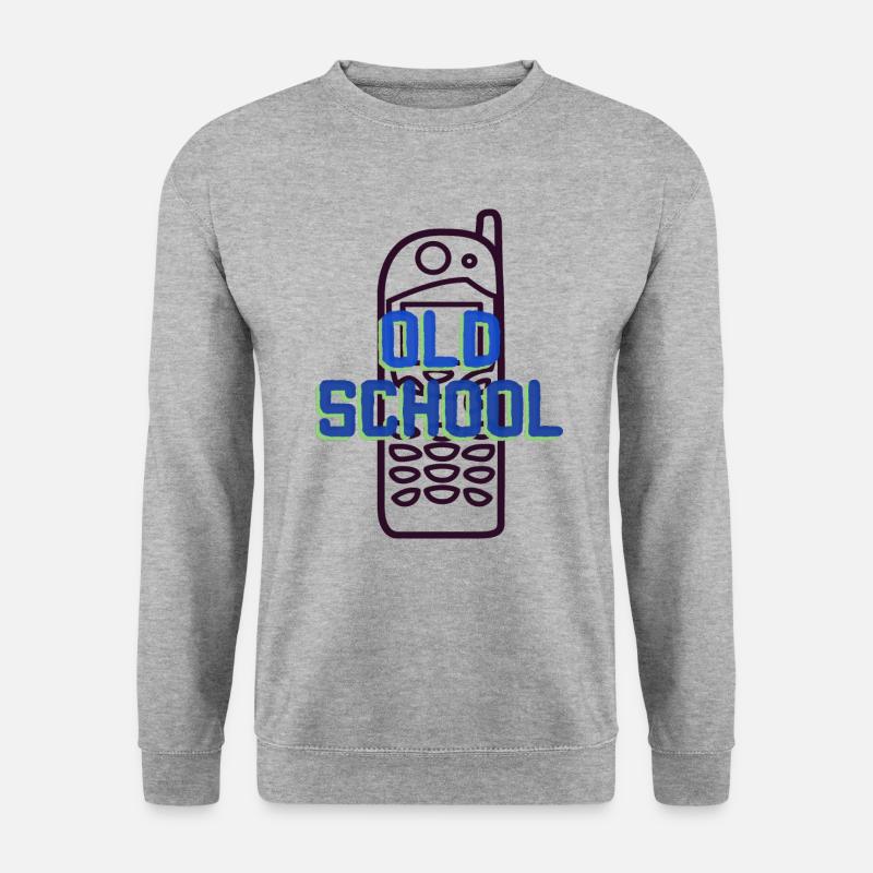 ALTE SCHULE - Unisex Pullover - Weißgrau meliert