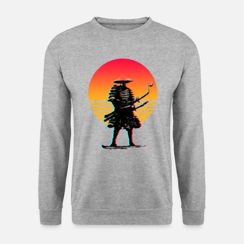 samurai orange - Unisex Sweatshirt - salt & pepper