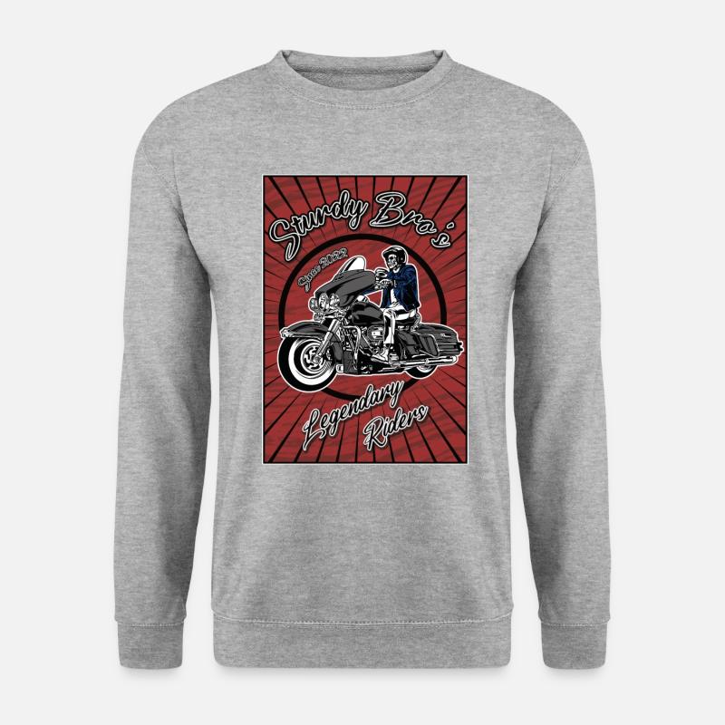 Sturdy Bro's - Legendary - Unisex Pullover - Weißgrau meliert
