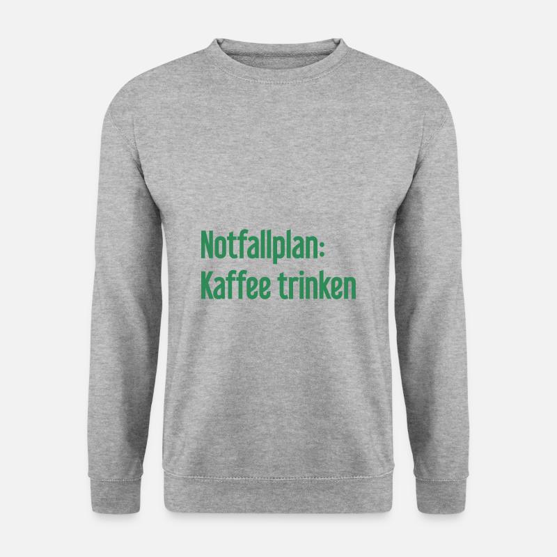 Coffee Contingency Plan - Unisex Sweatshirt - salt & pepper