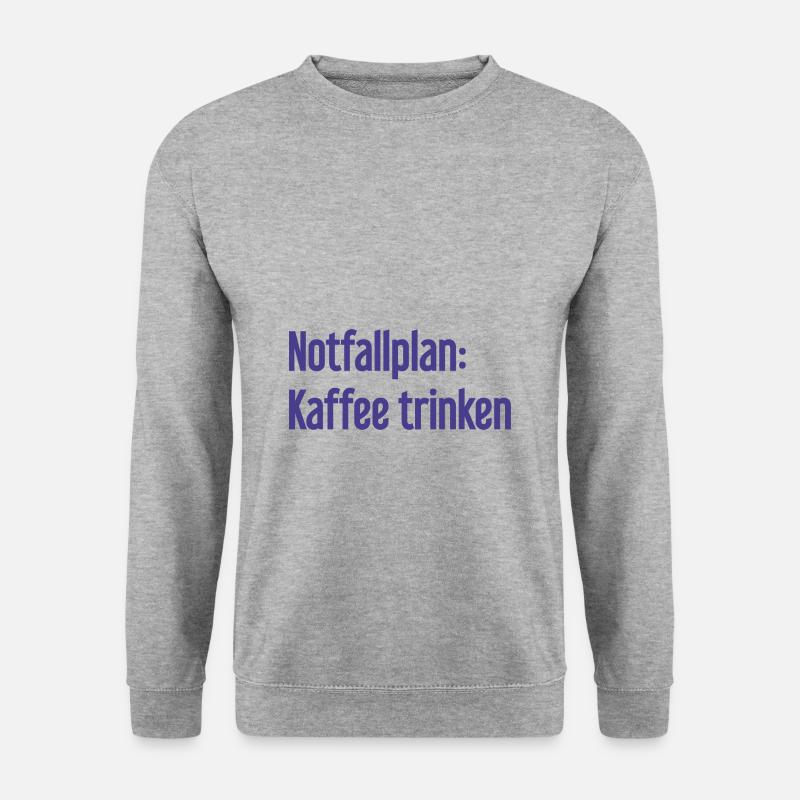 Coffee Contingency Plan - Unisex Sweatshirt - salt & pepper