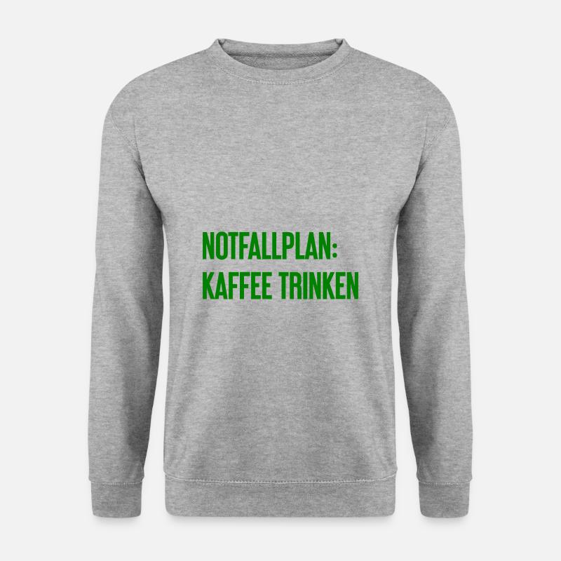 Coffee Contingency Plan - Unisex Sweatshirt - salt & pepper