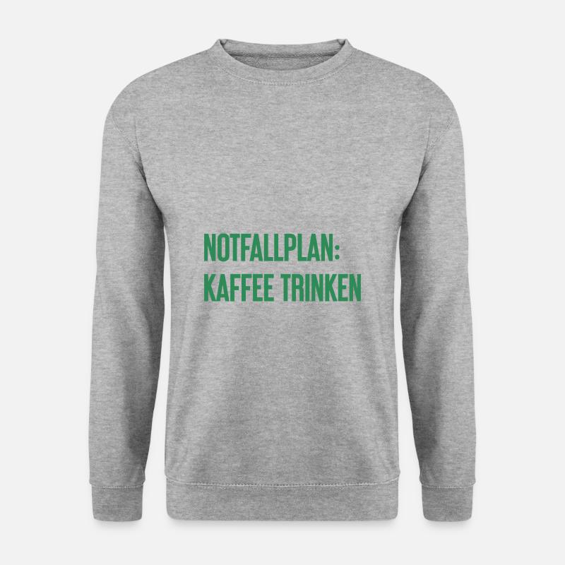 Coffee Contingency Plan - Unisex Sweatshirt - salt & pepper