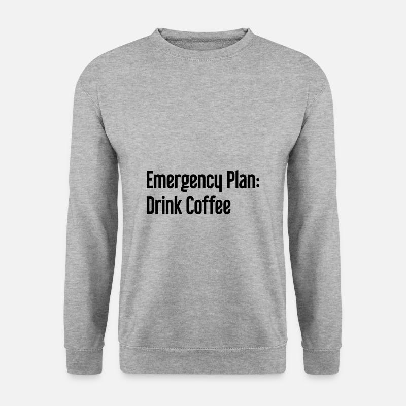 Coffee Contingency Plan - Unisex Sweatshirt - salt & pepper