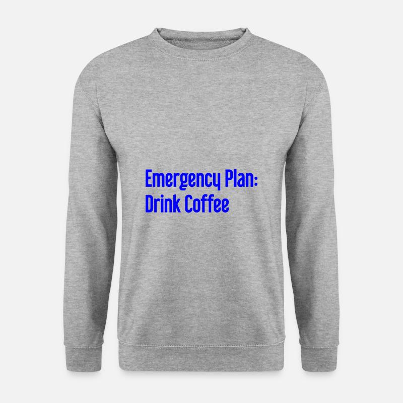 Coffee Contingency Plan - Unisex Sweatshirt - salt & pepper