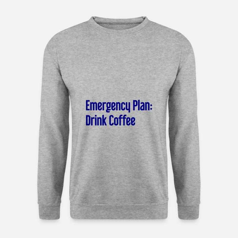 Coffee Contingency Plan - Unisex Sweatshirt - salt & pepper
