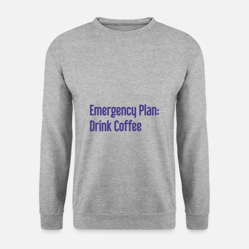 Coffee Contingency Plan - Unisex Sweatshirt - salt & pepper