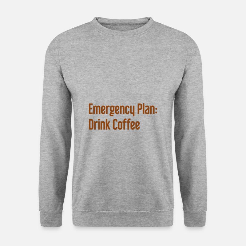 Coffee Contingency Plan - Unisex Sweatshirt - salt & pepper