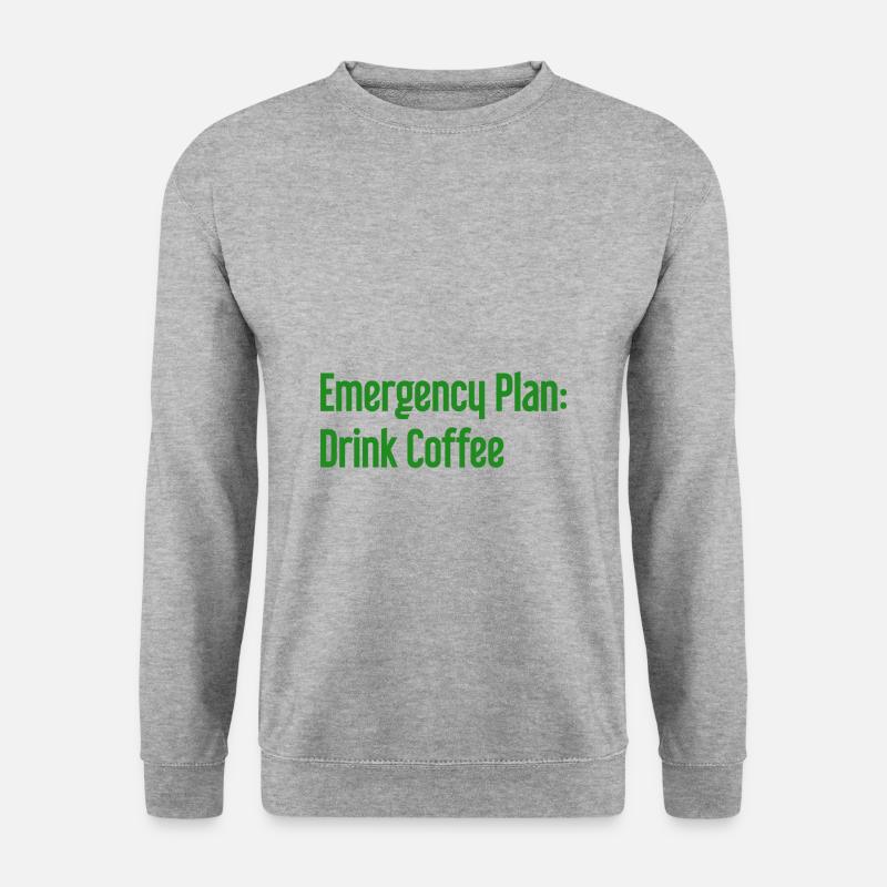 Coffee Contingency Plan - Unisex Sweatshirt - salt & pepper