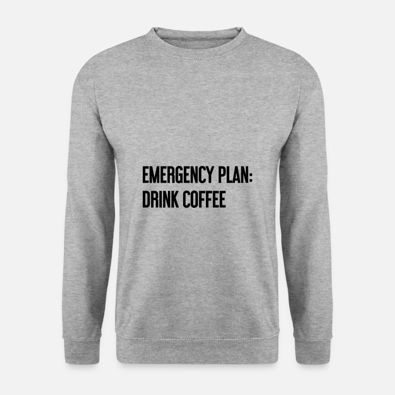 Coffee Contingency Plan - Unisex Sweatshirt - salt & pepper