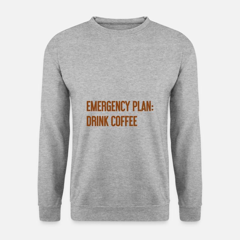 Coffee Contingency Plan - Unisex Sweatshirt - salt & pepper